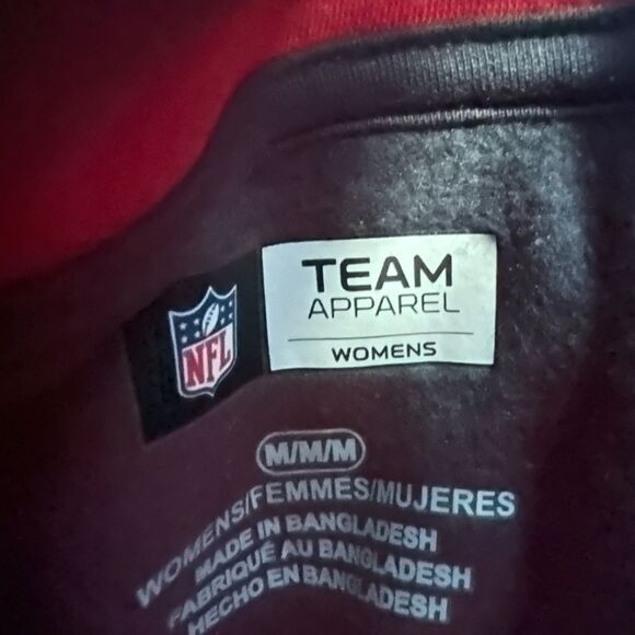 NWT NFL Apparel Women’s  1/4 Gray Houston Texans Pull Over - Size Medium - Picture 4 of 5